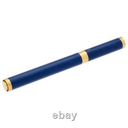 S. T. Dupont Paris Blue Chinese Lacquer Gold Plated 4.5 Mini Fountain Pen