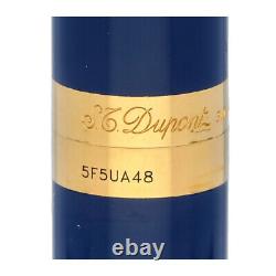 S. T. Dupont Paris Blue Chinese Lacquer Gold Plated 4.5 Mini Fountain Pen