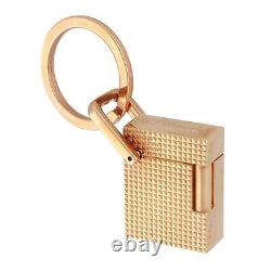 S. T. Dupont Paris Rose Gold Plated Imitation Lighter Keychain Men's Gift