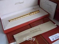 S. T. Dupont Requiem Mozart Gold Plated Fountain Pen 18K F Nib