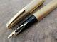 Sheaffer Imperial 797 Gold Plated Fountain Pen 14k-585 Gold Nib Excellent