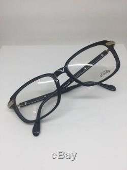 ST DUPONT D012 Eyeglasses Frames Black With Gold Plated V 6050 Made Austria 54mm