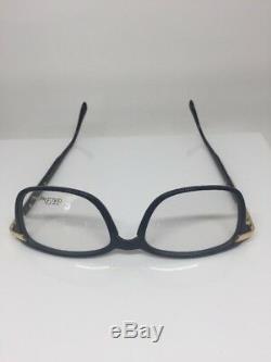 ST DUPONT D012 Eyeglasses Frames Black With Gold Plated V 6050 Made Austria 54mm