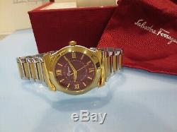 Salvatore Ferragamo Men's FI0030015 Vega Stainless Steel Gold Ion-Plated Watch