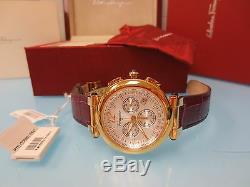 Salvatore Ferragamo Women's F77LCQ5091 SB42 Idillio Gold Ion Plated Purple Watch