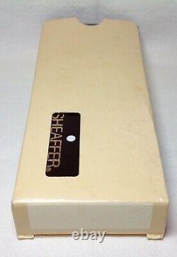 Sheaffer Targa Geometric Gold Plated #1007 Fountain Pen/Ball Pen Set New in Box