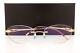 Silhouette Eyeglass Frames Caresse Collection 4487 6053 23kt Gold Plated Sz 51