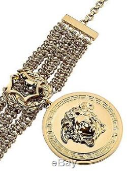 Sold Out Everywhere Iconic VERSACE Gold Plated Chain Medusa Bracelet