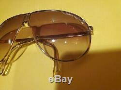 Sunglasses CARRERA PORSCHE DESIGN 5622 Folding GOLD PLATED! Vintage