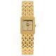 Swiss Edition 24k Gold Plated & Stainless Metal Women Quilted Watch
