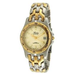 Swiss Edition 24k gold plated Stainless Steel Men's Two-Tone Watch