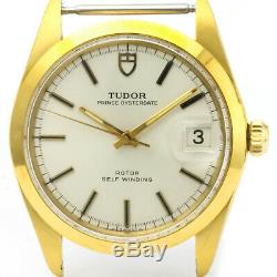 TUDOR Prince Oyster Date Gold Plated Automatic Watch 9050/1 Head Only BF339147