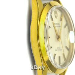 TUDOR Prince Oyster Date Gold Plated Automatic Watch 9050/1 Head Only BF339147