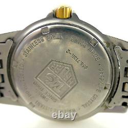 Tag Heuer 1500 Series 955.713k-2 Prof Taupe Dial 2-tone Gold Plated+s. S. Watch