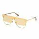 Tom Ford Ft 0707 30g Yellow Gold Plated/ Mirrored Brown Lens Sunglasses New