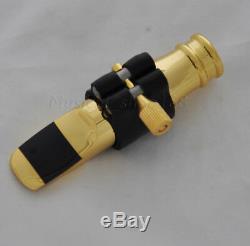Top Newest gold plated alto saxophone sax metal mouthpiece size 7