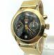 Ussr Luxury Poljot Chronograph 3133 Gold Plated Limited Gaz Watch Tachymeter Men