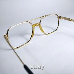 VINTAGE OVERSIZED Men's Eyewear. GOLD PLATED Glasses Frame 70s. Germany