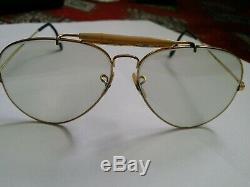 VINTAGE RAY BAN B&L THE GENERAL GOLD plated SUNGLASSES 1980s