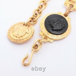 Versace Medusa Chain Belt Gold Plated Gold