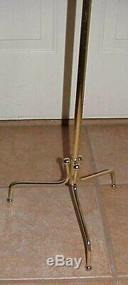 Vintage 1960/70's MID Century Modern Brass Plated Towel Standing Tree Rack Stand