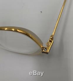 Vintage 1980s Cartier Santos Gold Plated Aviator Glasses Sunglasses 62 140