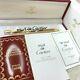 Vintage Authentic Must De Cartier Ballpoint Godron Gold Plated Withbox&papers(new)
