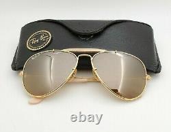 Vintage B&L Ray Ban Bausch & Lomb 58mm RB50 The General W0363 Outdoorsman withCase