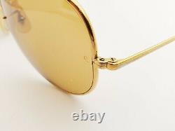 Vintage B&L Ray Ban Bausch & Lomb 62mm RB50 The General W0364 Outdoorsman withCase