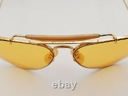 Vintage B&L Ray Ban Bausch & Lomb Ambermatic 58mm Outdoorsman Aviator withCase