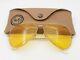Vintage B&l Ray Ban Bausch & Lomb Ambermatic 62mm Aviator Large Metal Ii Withcase
