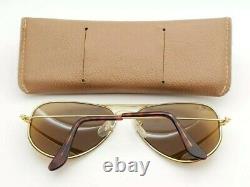 Vintage B&L Ray Ban Bausch & Lomb B15 Brown Tortuga 58mm Aviators withCase