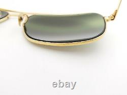 Vintage B&L Ray Ban Bausch & Lomb DGM Green 58mm Gold Plated Echelon withCase