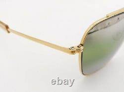 Vintage B&L Ray Ban Bausch & Lomb DGM Green 58mm Gold Plated Echelon withCase