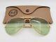 Vintage B&l Ray Ban Bausch & Lomb Green Changeable 62mm Gold Outdoorsman Withcase