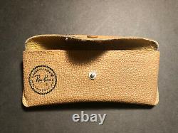 Vintage B&L Ray Ban Bausch & Lomb Outdoorsman Ambermatic Aviator withCase