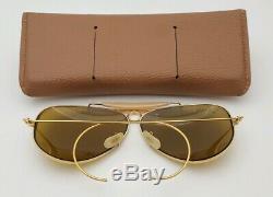 Vintage B&L Ray Ban Bausch & Lomb RB50 Ultra 62mm Shooter Sunglasses withCase
