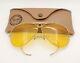 Vintage B&l Ray Ban Bausch & Lomb Shooters Ambermatic 62mm Sunglasses Withcase