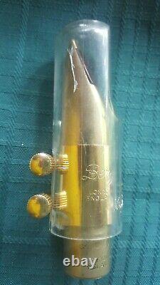 Vintage Berg Larsen Alto Sax Gold Plated Metal Mpc 80/1/SMS Withcap & Lig