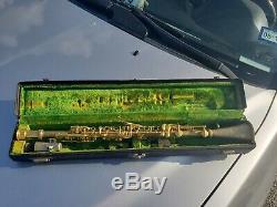Vintage Buescher Professional Metal Clarinet! Model 730! Gold Plated