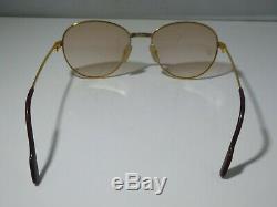 Vintage Cartier 57 / 18 Gold Plated Sunglasses