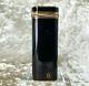 Vintage Cartier Lighter Black Lacquer Trinity 18k Gold Plated Accents With No Case