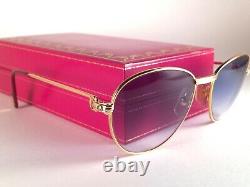 Vintage Cartier Louis 2x Diamonds 55mm Sunglasses 18k Heavy Gold Plated France