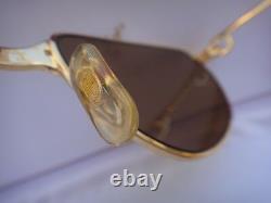Vintage Cartier Panthere Windsor 55mm Cat Eye Sunglasses France 18k Heavy Plated