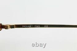 Vintage Gents JAGUAR Pilot Style Gold Plated Frame Sunglasses 751-653-135 & Case