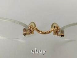 Vintage Jean Paul Gaultier Eyeglasses 55 7110 Frame Gold Plated Japan 48 22 142