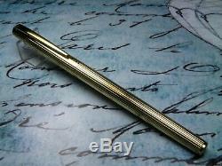 Vintage Montblanc Noblesse Fountain Pen-Gold Plated-14K Nib-Germany 1970s