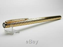 Vintage Montblanc Noblesse Fountain Pen-Gold Plated-14K Nib-Germany 1970s