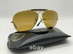 Vintage Ray-Ban B&L Gold Outdoorsman W1665 Chromax Driving Series Aviator 62mm