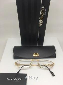 Vintage Tiffany Lunettes T1 / 06 Eyeglasses 23k Gold Plated Rare Luxury Soloist